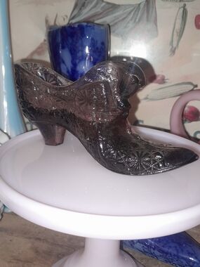 Fenton Plum Purple Decorative Women's Heeled Shoe